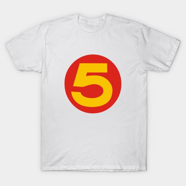 Speed Racer Number 5 T-Shirt by grekhov